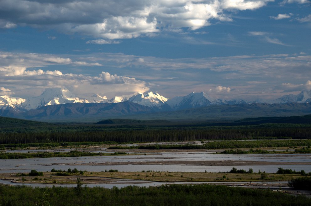 Delta River and Alaska Range