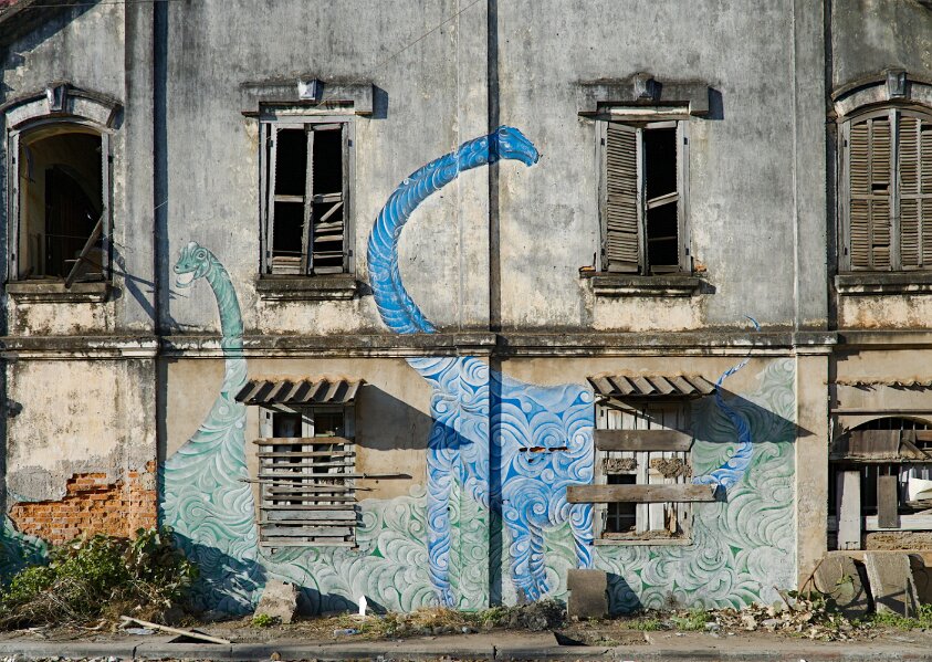 Savannakhet's street art