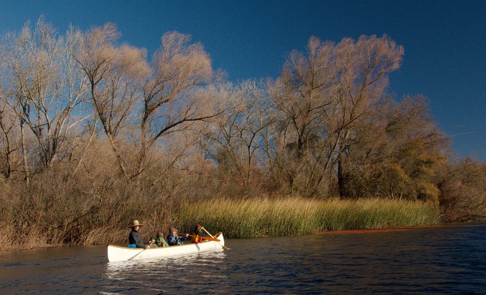 Canoeing Cosumnes River