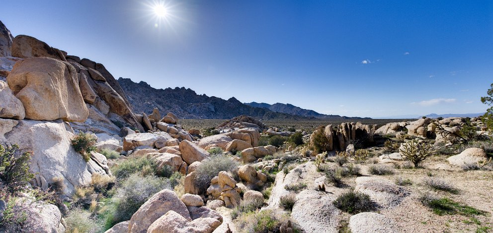 Granite Mountains at Mojave Desert