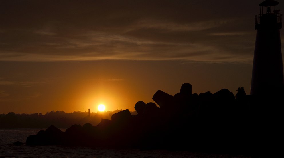 Sunset at the lighthouse