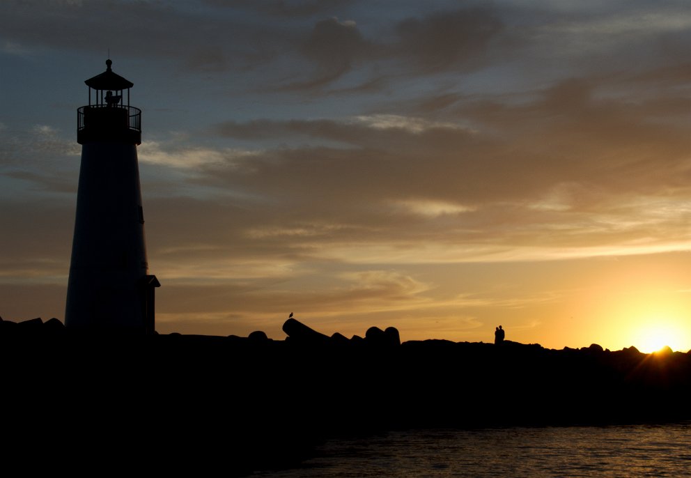 Sunset at the lighthouse