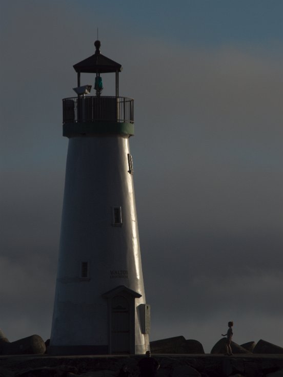 Lighthouse and boy