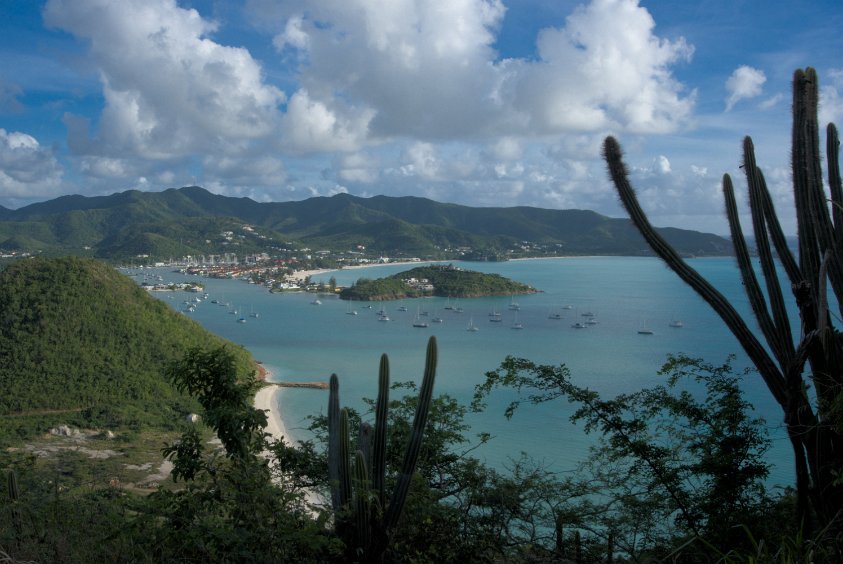 Antigua: Jolly Harboour from Pearns Point