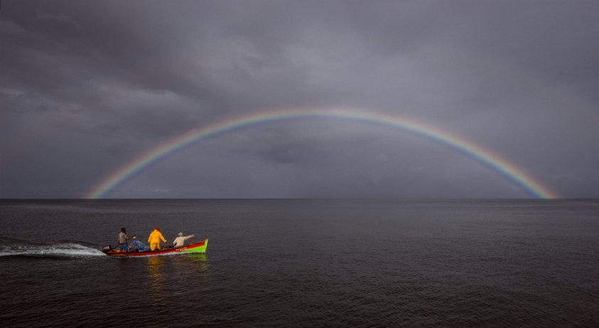 The pot of gold must be over there!