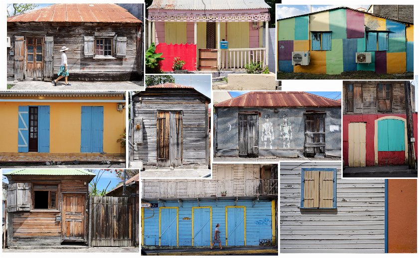 Guadeloupe facades