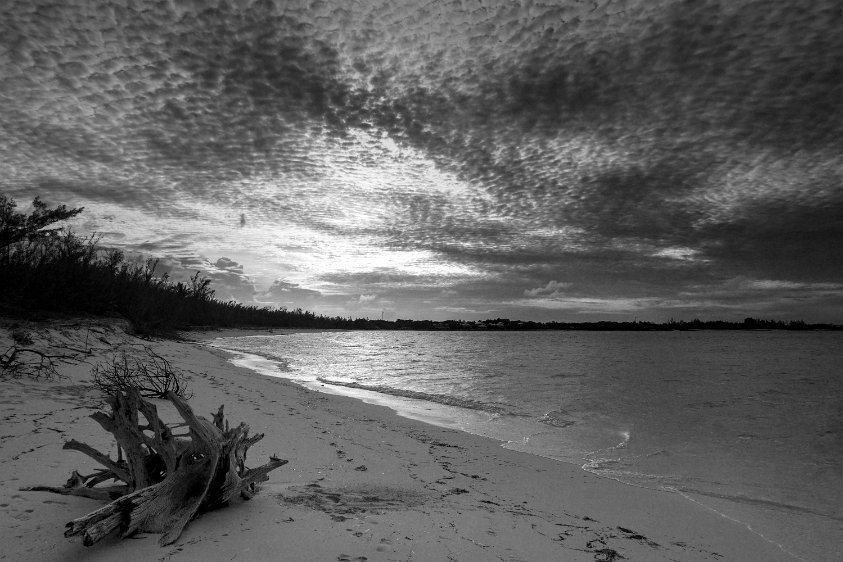 Gillam Bay in Turtle Cay, Bahamas