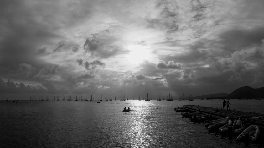 St. Anne busy anchorage