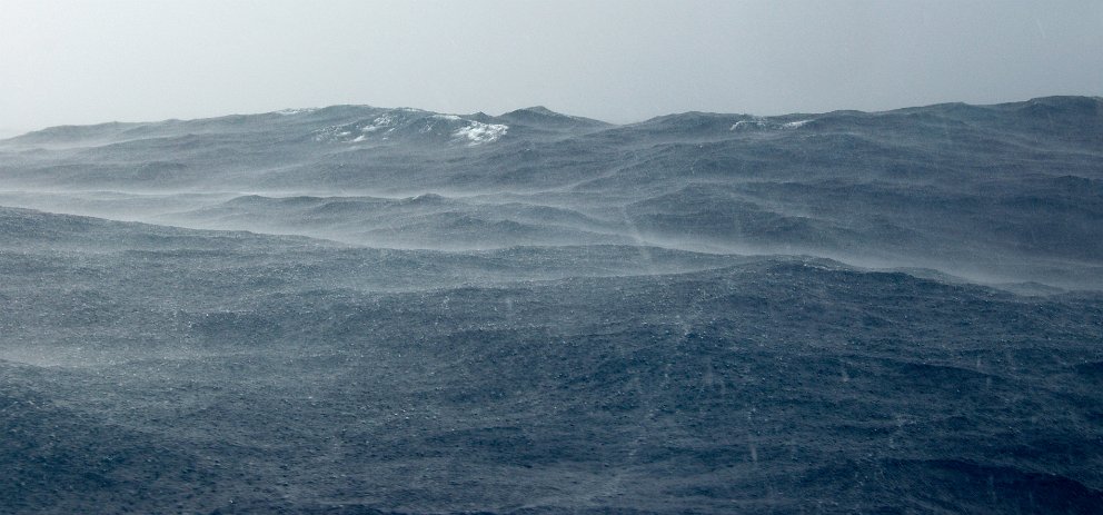 Stormy ocean