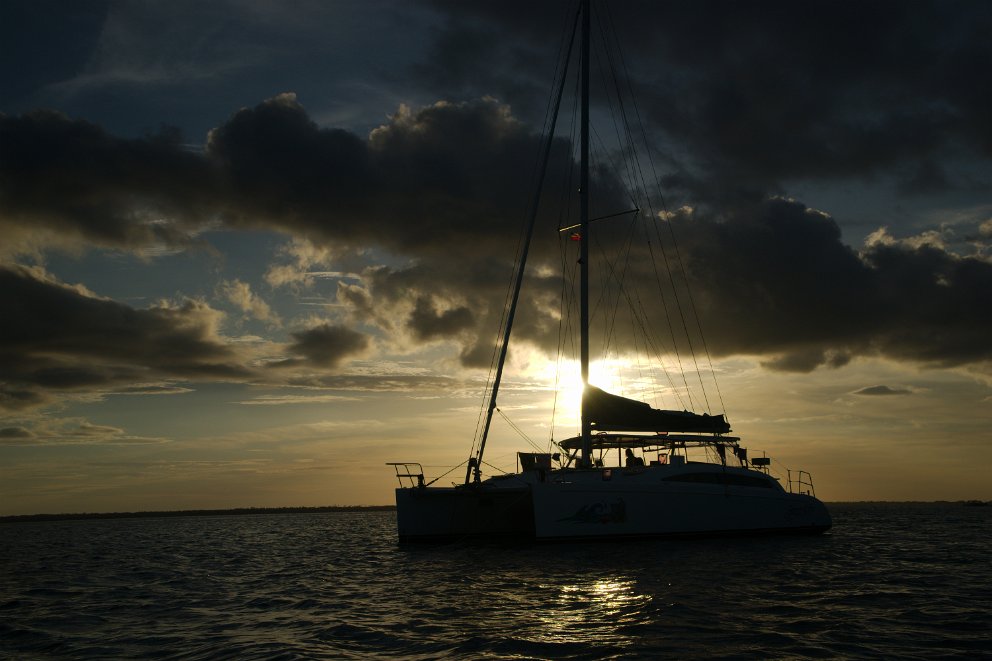 Anchored out of Tilloo Cay