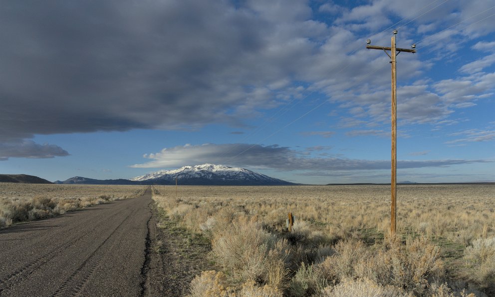 Road, Mountain, Post