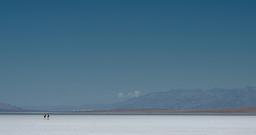 Strolling on Badwater Basin