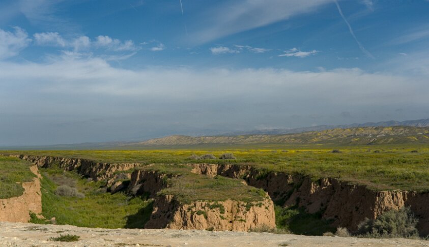 San Andreas Fault at Carrizo Plain