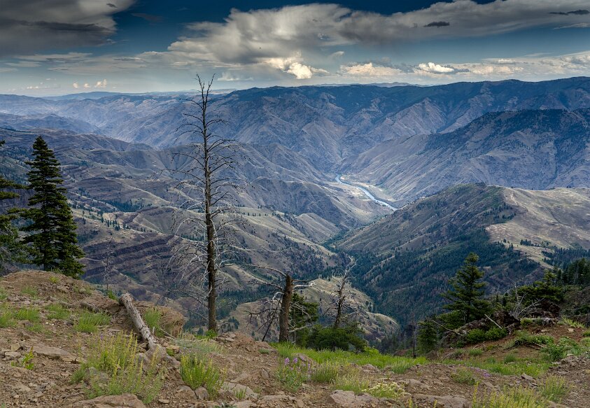 Idaho seen from Oregon at Hat Point